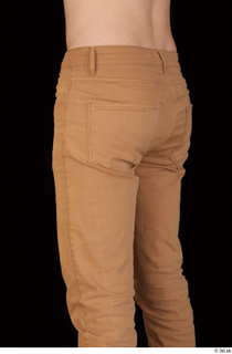 Falcon White brown trousers casual dressed hips thigh 0004.jpg